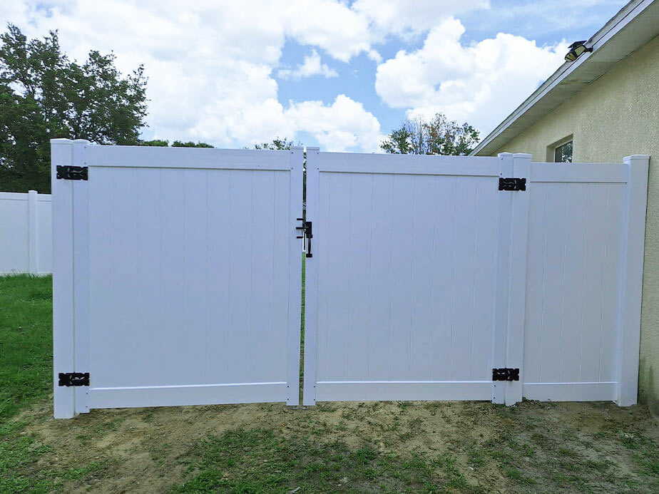 Residential gates in the Wimauma, Florida area