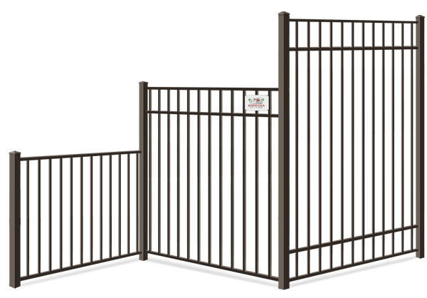 Aluminum fence height options Wimauma, Florida