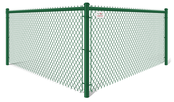 Green Chain Link fence contractor in Wimauma, Florida