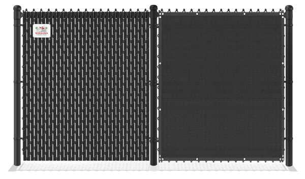 Privacy Slat Color Options For Chain Link Fence in Wimauma, Florida