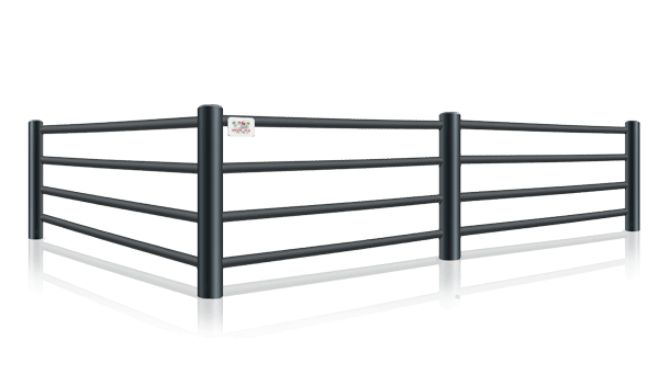 Metal pipe fence for farms in the Wimauma, Florida area.