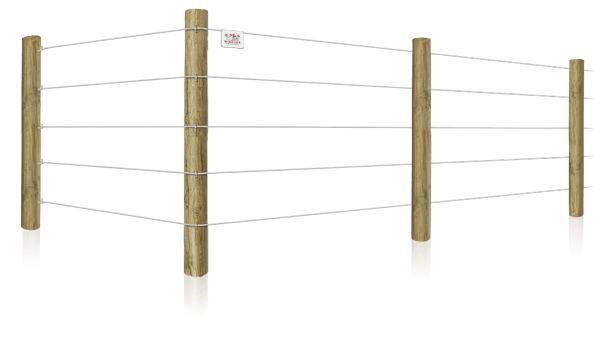 Poly coat horse and farm fence in the Wimauma, Florida area.