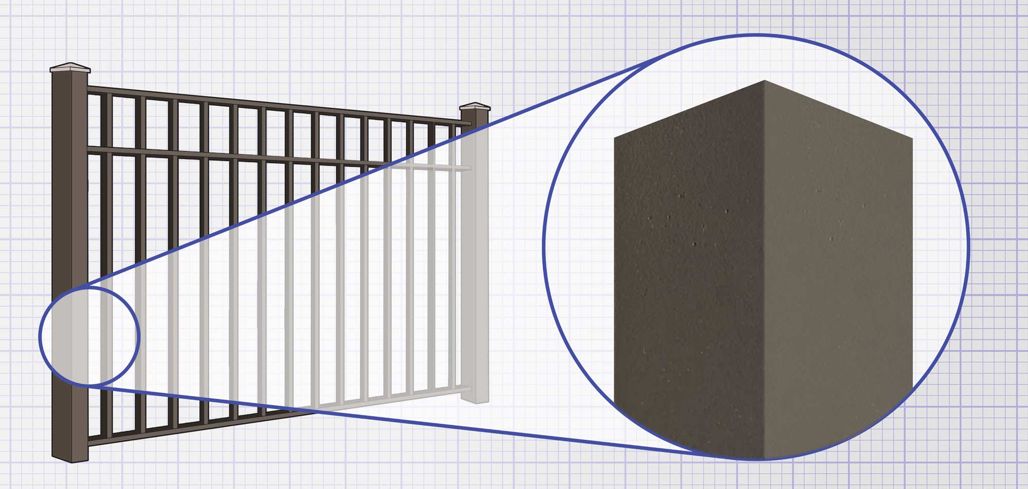 Wimauma, Florida Aluminum fence Rails installation company