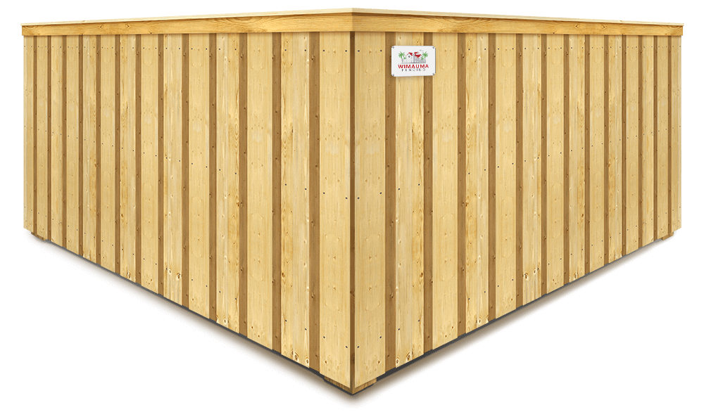 Decorative privacy wood fence contractor in Wimauma, Florida