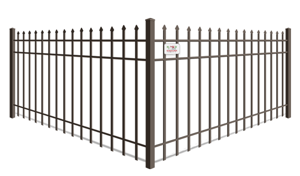 Spear top commercial aluminum fence contractor in Wimauma, Florida