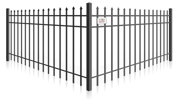 Decorative spear top metal fence contractor in Wimauma, Florida