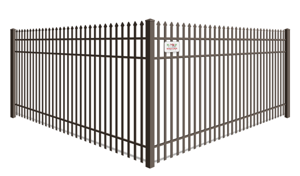 Double Picket Spear Top aluminum fence company in Wimauma, Florida