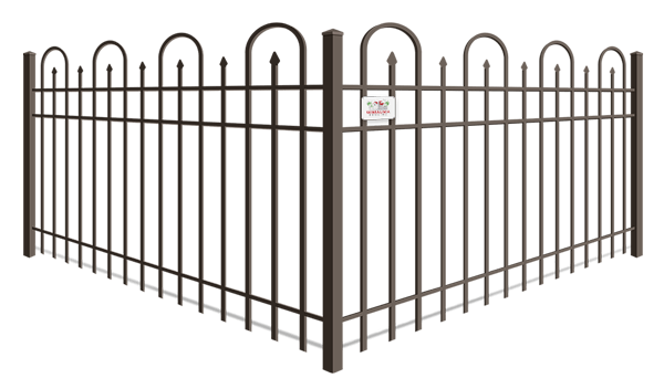 Looped Picket aluminum fence company in Wimauma, Florida