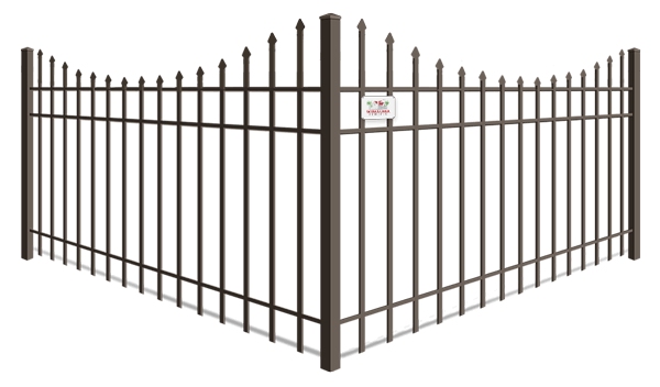 Scalloped Top aluminum fence company in Wimauma, Florida