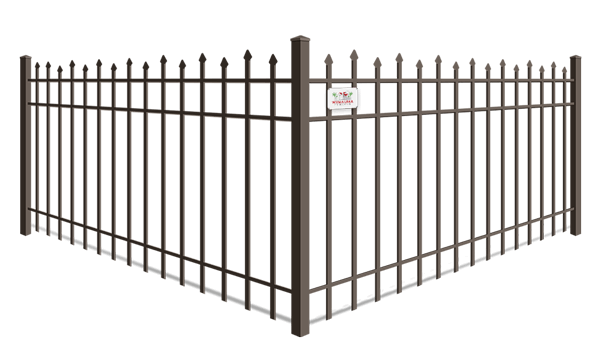 Staggered Picket aluminum fence company in Wimauma, Florida