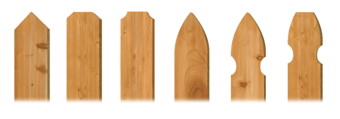 Picket styles - wood fence company in Wimauma, Florida