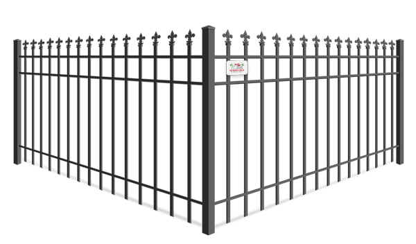 Fleur De Lis Finial wrought iron fence company in Wimauma, Florida