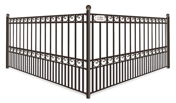 Ornate With Rings wrought iron fence company in Wimauma, Florida