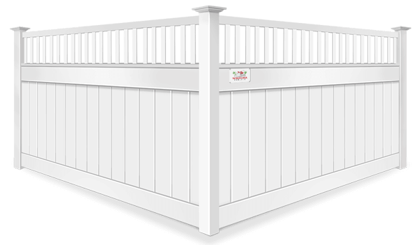 Spindle Top vinyl fence contractor in Wimauma, Florida