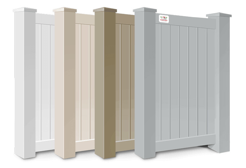 Vinyl fence color choices in Wimauma, Florida
