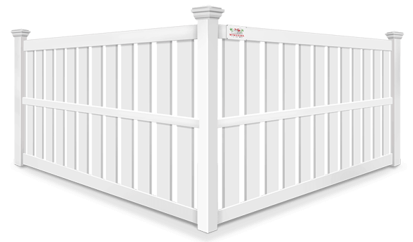 Semi-Privacy vinyl fence contractor in Wimauma, Florida