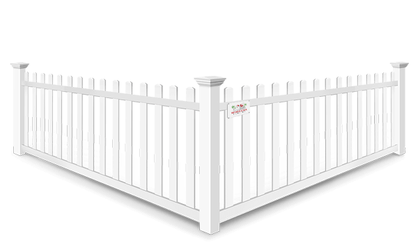 Open Picket vinyl fence contractor in Wimauma, Florida