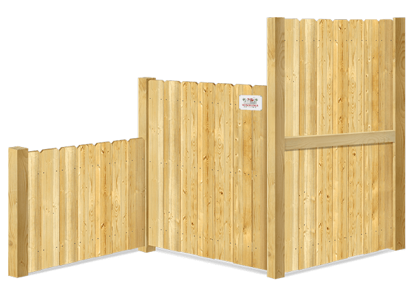 Wood fence height options Wimauma, Florida