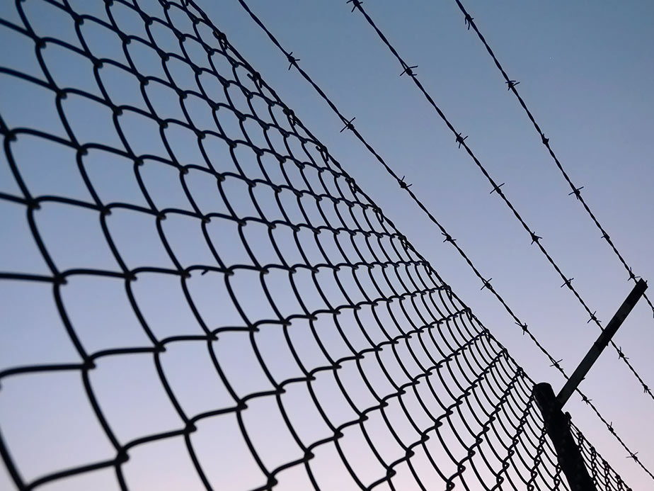 Security Fence Example in Parrish Florida