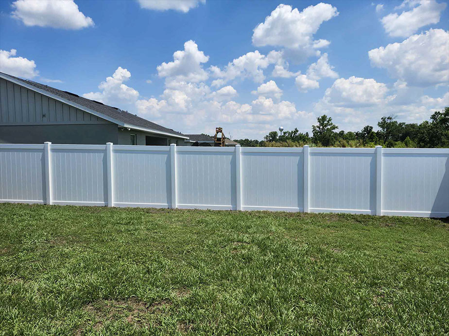 Privacy Fence Example in Riverview Florida